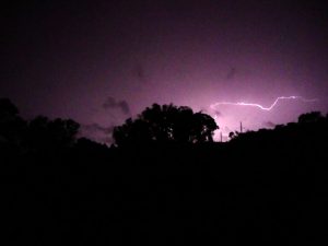 Região teve alta incidência de raios. Foto: Arquivo/O Regional