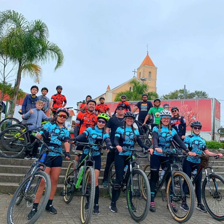 Pedal mobiliza centenas de participantes. Foto: Assessoria de Imprensa/Prefeitura de Agudos do Sul
