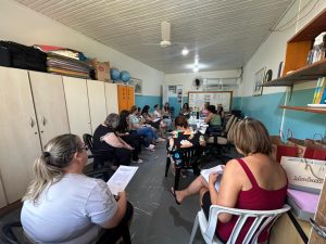 Inclusão de alunos da Apae no ensino regular foi debatido. Foto: Assessoria de Imprensa/Prefeitura de Agudos do Sul