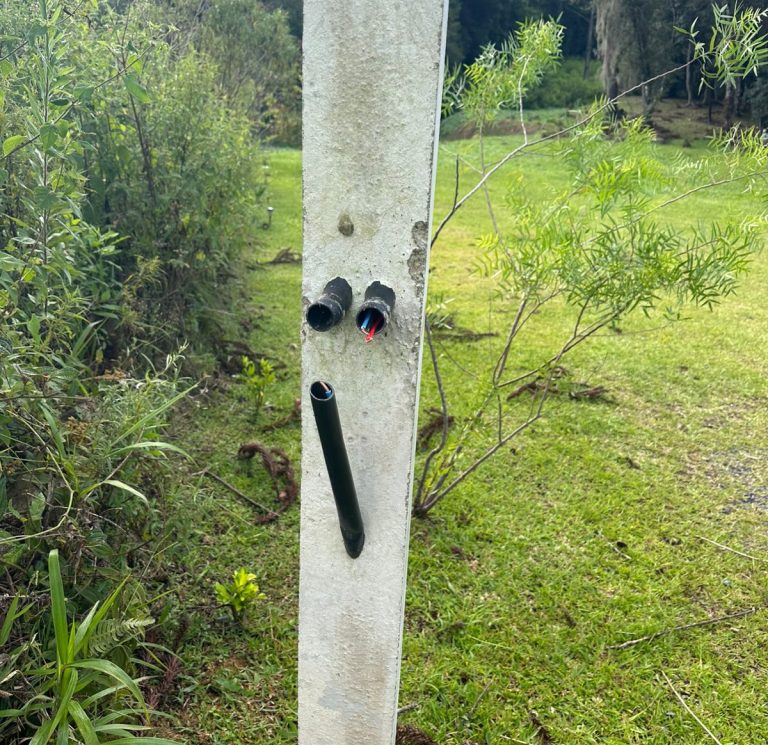 Itens de energia foram furtados de propriedade em Gramados. Foto: Divulgação/Arquivo Pessoal