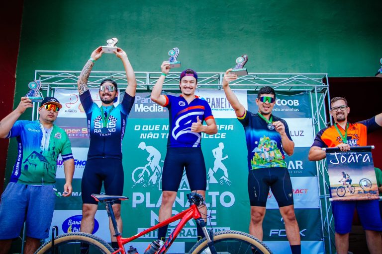Pienense Luiz Ricardo subiu no pódio no MTB. Foto: Divulgação