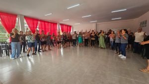 Idosos participaram do primeiro encontro do ano. Foto: Assessoria de Imprensa/Prefeitura de Quitandinha