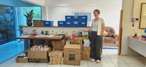 Materiais foram destinados a toda rede municipal de ensino. Foto: Assessoria de Imprensa/Prefeitura de Quitandinha