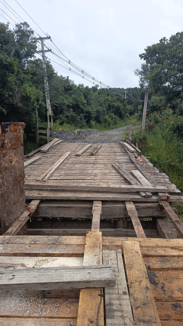 Obra de recuperação da ponte foi finalizada. Foto: Assessoria de Imprensa/Prefeitura de Quitandinha