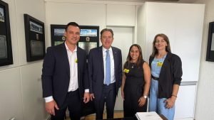 Comitiva recebeu a sinalização do Samu para Piên. Foto: Assessoria de Imprensa/Prefeitura de Piên