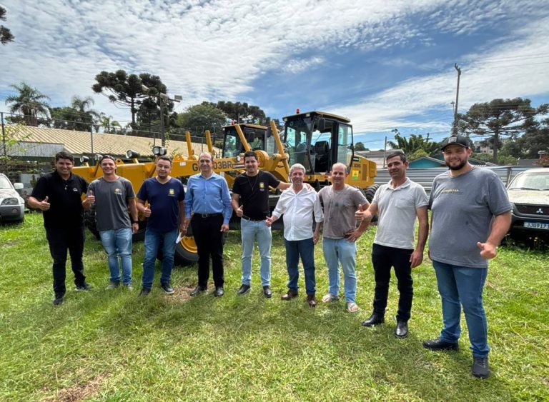 Município foi contemplado com o novo equipamento. Foto: Assessoria de Imprensa/Prefeitura de Agudos do Sul
