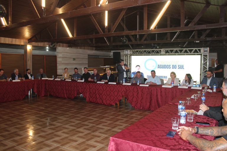 Reunião da Amsulep reuniu autoridades locais e estaduais. Foto: Arquivo/O Regional