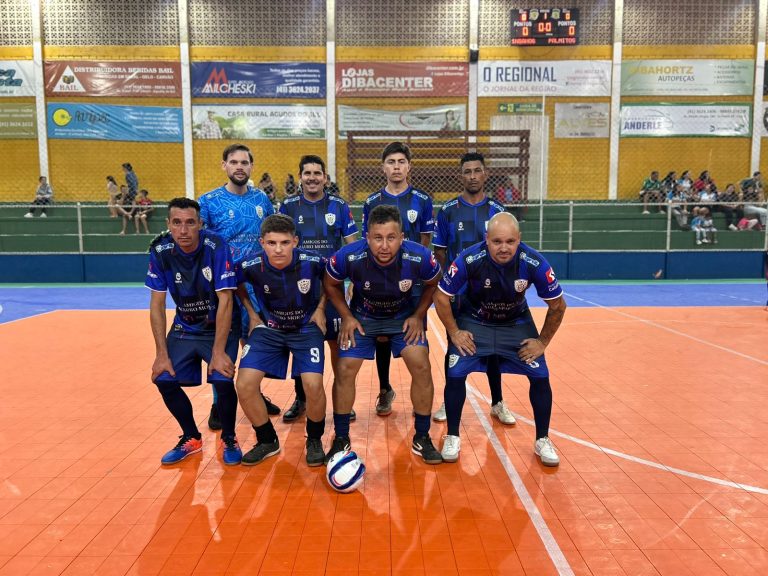 Equipe do Taquara Lisa entra em quadra hoje. Foto: Assessoria de Imprensa/Prefeitura de Agudos do Sul