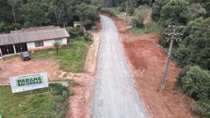Serviços atigem cerca de 30% do total da obra. Foto: Assessoria de Imprensa/Prefeitura de Quitandinha