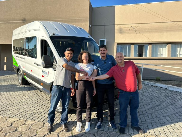 Saúde conta com nova van. Foto: Assessoria de Imprensa/Prefeitura de Agudos do Sul