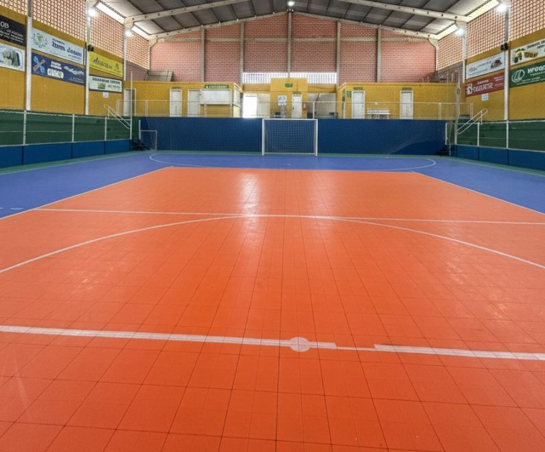 Ginásio Tico Pires é palco das partidas. Foto: Assessoria de Imprensa/Prefeitura de Agudos do Sul