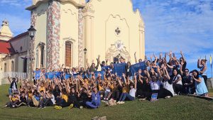 Uma das atividades do evento foi a Caminhada do Autismo. Foto: Assessoria de Imprensa/Prefeitura de Quitandinha