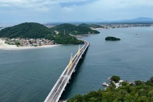Ponte de Guaratuba será entregue aos paranaenses nesta sexta-feira. Foto: SECOM
