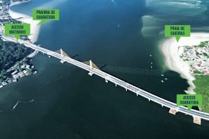 Inauguração da Ponte de Guaratuba: veja como vai funcionar o evento e os melhores lugares para assistir. Foto: AEN