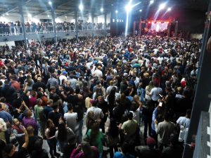 Público lotou o pavilhão durante a Festa do Trabalhador em Piên. Foto: Arquivo/O Regional