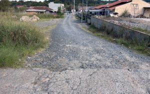 Rua Rio Claro será uma das vias que receberão pavimentação. Foto: Assessoria de Imprensa/Prefeitura de Piên