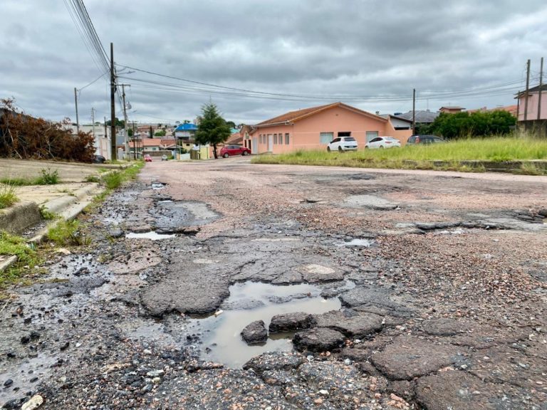Ruas receberão obras de pavimentação e recapeamento na Lapa. Foto~: Assessoria de Imprensa/Prefeitura da Lapa