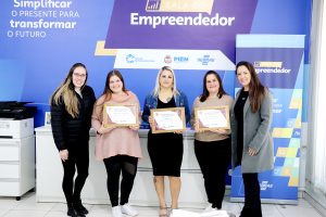 Vencedoras da edição de 2026 do concurso Empreendedora Destaque. Foto: Assessoria de Imprensa/Prefeitura de Piên