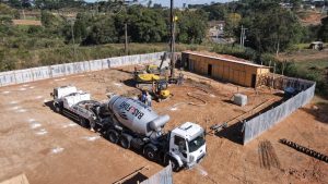 Obras da creche tiveram início na comunidade de Lagoa Verde. Foto: Assessoria de Imprensa/Prefeitura de Quitandinha