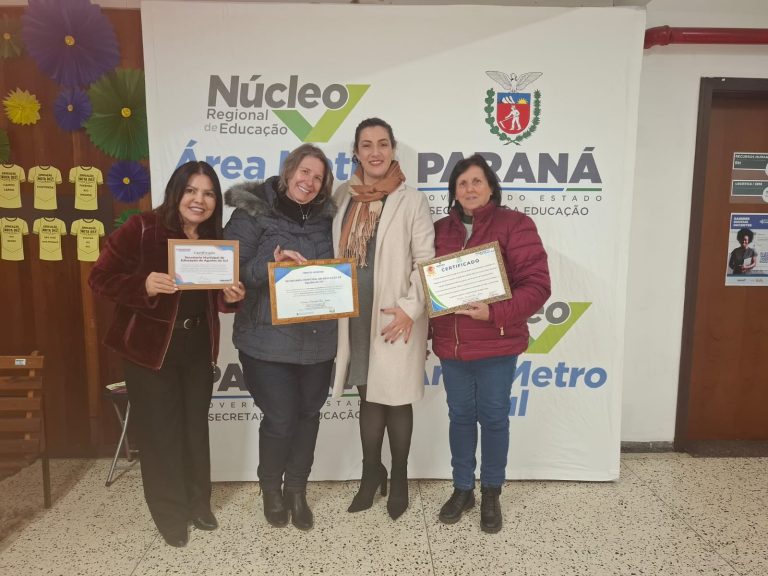 Equipe de Agudos do Sul recebeu menção honrosa. Foto: Assessoria/Prefeitura de Agudos do Sul