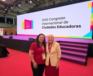 Educação de Quitandinha esteve presente no Congresso Internacional das Cidades Educadoras. Foto: Assessoria de Imprensa/Prefeitura de Quitandinha