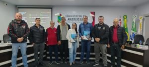 Vereadores aprovaram o novo Plano Diretor Municipal. Foto: Assessoria de Imprensa/Prefeitura de Agudos do Sul