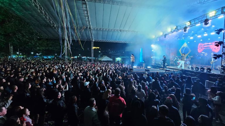 Expressivo público esteve presente nos shows. Foto: Assessoria de Imprensa/Prefeitura de Quitandinha
