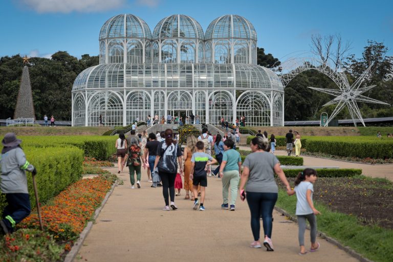 Jardim Botânico é um dos pontos turísticos do Paraná. Foto: Divulgação