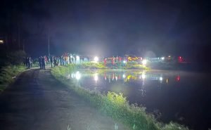 Equipes realizam buscas por criança desaparecida em Araucária. Foto: Divulgação/Corpo de Bombeiros