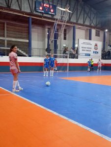 Futsal feminino segue movimentando as disputas em Piên. Foto: Departamento de Esportes de Piên