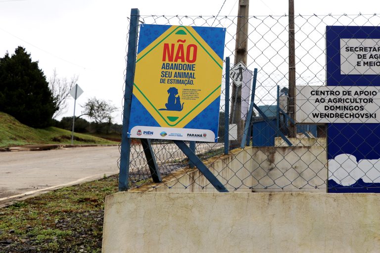 Placas foram instaladas em diversos pontos do município. Foto: Assessoria de Imprensa/ Prefeitura de Piên