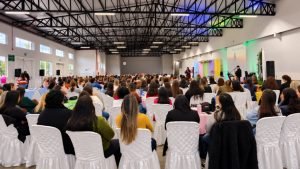 Evento reuniu profissionais da educação do município. Foto: Assessoria de Imprensa/Prefeitura de Quitandinha