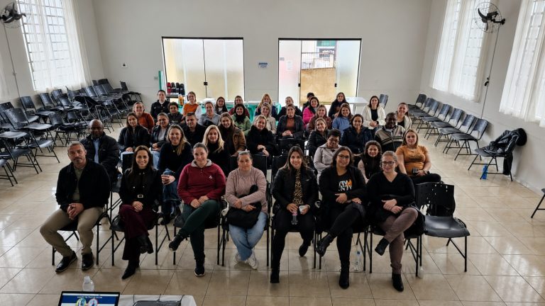 Profissionais participaram de capacitação. Foto: Assessoria de Imprensa/Prefeitura de Quitandinha