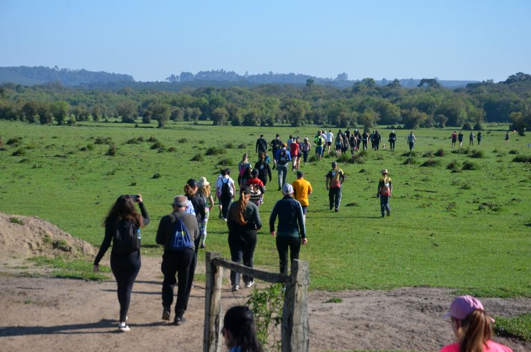 Caminhada na Natureza atrai expressivo número de participantes em Rio Negro. Foto: Arquivo/O Regional