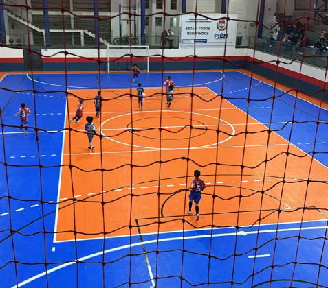 Jogos em Piên movimentaram o Ginásio Claudio de Oliveira Mendes. Foto: Reprodução