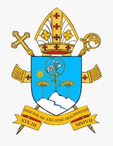 Novo brasão foi apresentado pela Diocese de São José dos Pinhais. Foto: Divulgação/Diocese de São José dos Pinhais