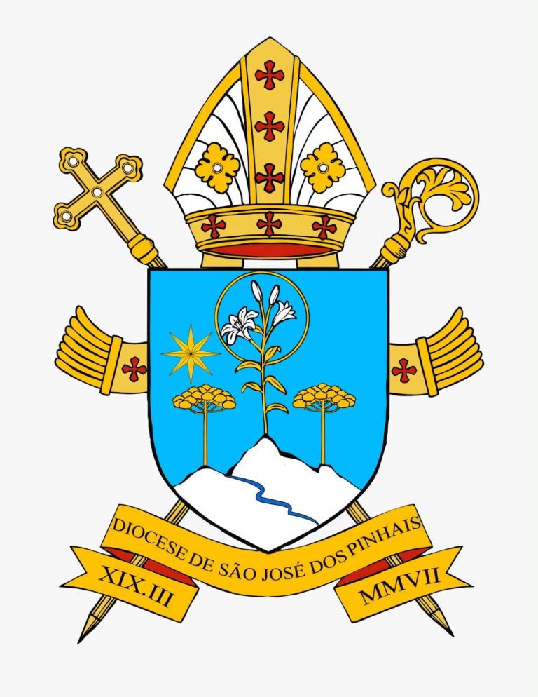 Novo brasão foi apresentado pela Diocese de São José dos Pinhais. Foto: Divulgação/Diocese de São José dos Pinhais