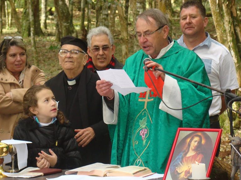 Padre Gabriel Figura foi o primeiro sacerdote vindo de Quitandinha. Foto: Divulgação/Arquivo Familiar