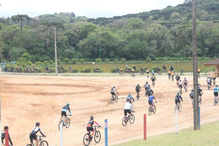 Pedal do Santuário reúne grande número de participantes anualmente em Piên. Foto: Arquivo/O Regional