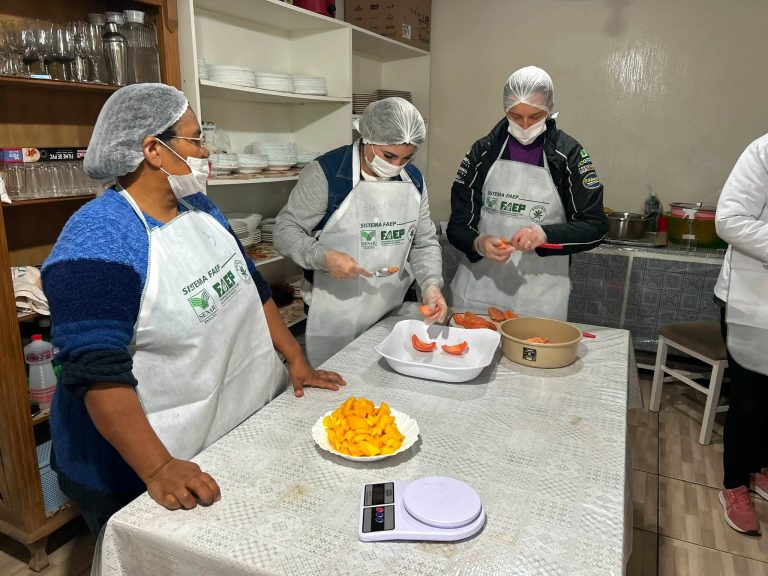 Participantes receberam orientações sobre diversas técnicas. Foto: Assessoria de Imprensa/Prefeitura de Agudos do Sul