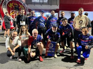 Atletas do Runners Piên participaram da Corrida do Fogo em Mafra. Foto: Divulgação
