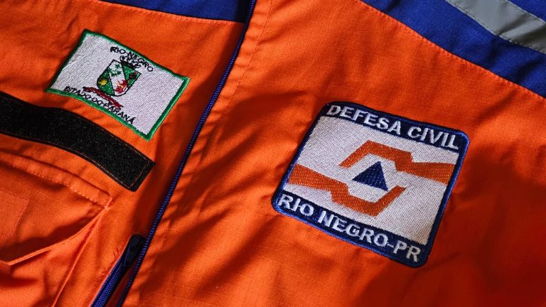 Defesa Civil e prefeitura de Rio Negro mantêm alerta com previsão de chuva. Foto: Assessoria de Imprensa/Prefeitura de Rio Negro