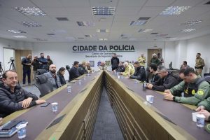 Gabinete de Gestão Integrada se reuniu para avaliar situação de áreas atingidas por temporais. Foto: Divulgação