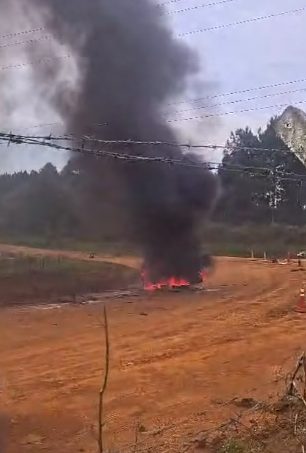 Grave acidente vitimou piloto durante campeonato de arrancada. Foto: Reprodução/Redes Sociais