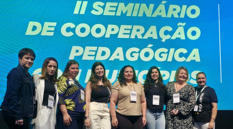 Equipe da Educação de Quitandinha participou do evento. Foto: Assessoria de Imprensa/Prefeitura de Quitandinha
