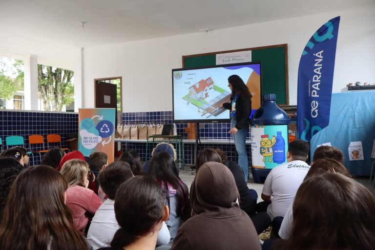 Estudantes de Tijucas do Sul estão participando da iniciativa. Foto: Divulgação/Ambiental Paraná