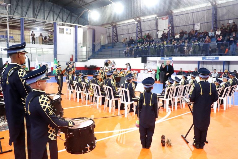 Concurso de Bandas e Fanfarras movimentou Piên. Foto: Assessoria de Imprensa/Prefeitura de Piên