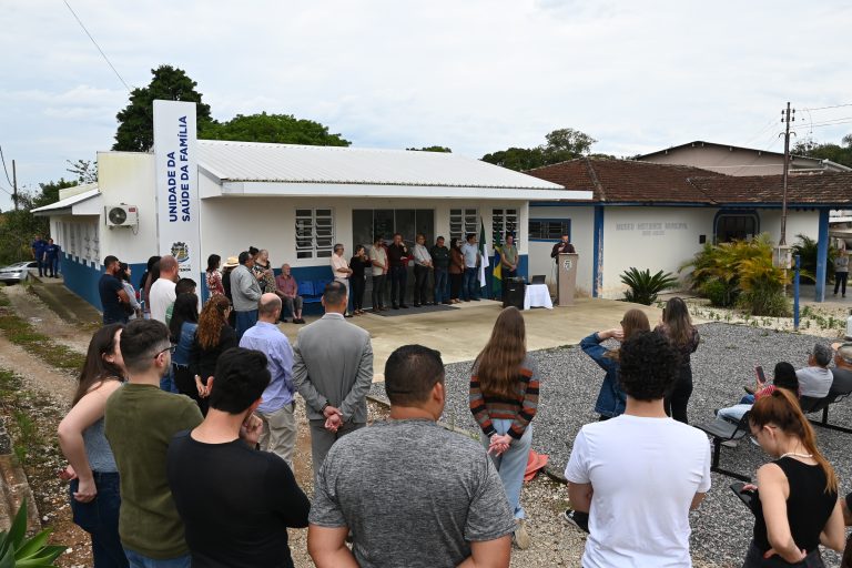 USF foi entregue à comunidade contendense. Foto: Assessoria de Imprensa/Prefeitura de Contenda