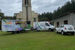 Saúde Itinerante de Rio Negro teve uma série de atendimentos. Foto: Assessoria de Imprensa/Prefeitura de Rio Negro