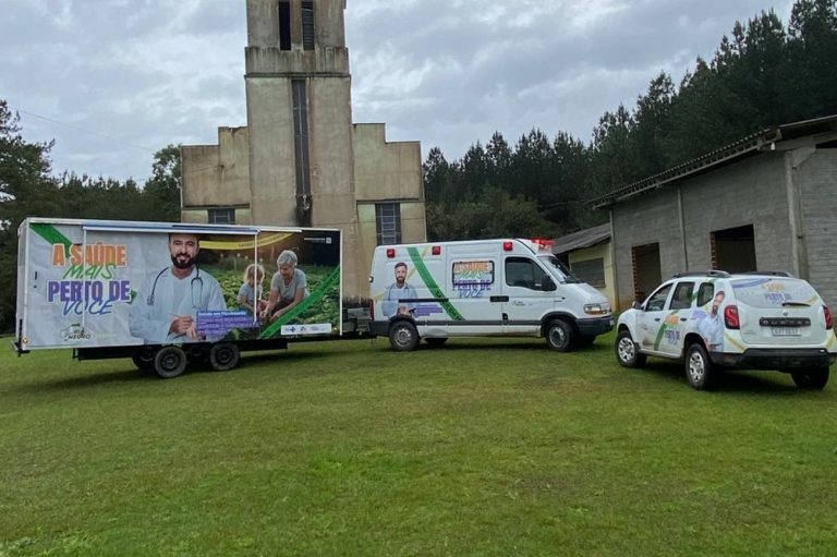 Saúde Itinerante de Rio Negro teve uma série de atendimentos. Foto: Assessoria de Imprensa/Prefeitura de Rio Negro